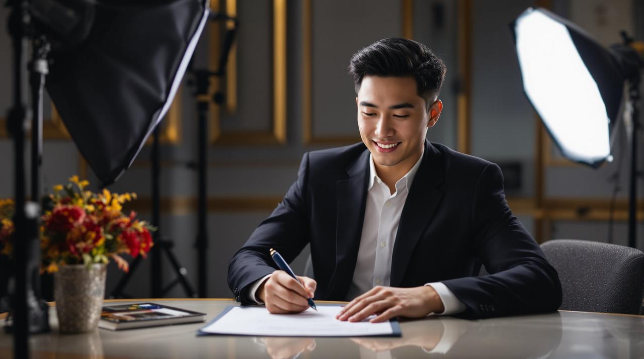 新生代演员苏晨正式签约小视频,开启全新艺术征程